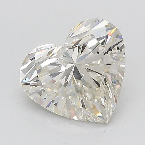 2.04ct H SI1 Rare Carat Ideal Cut Heart Lab Grown Diamond