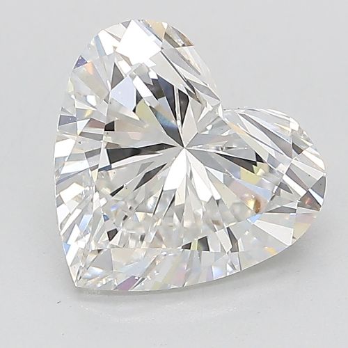 2.50ct F SI1 Good Cut Heart Lab Grown Diamond