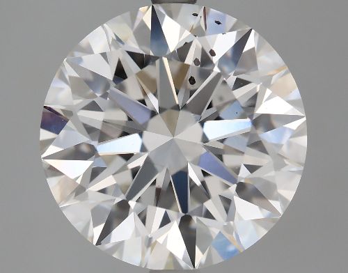 4.06ct F SI1 Rare Carat Ideal Cut Round Lab Grown Diamond