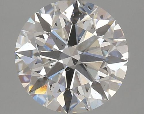 2.81ct E SI1 Rare Carat Ideal Cut Round Lab Grown Diamond