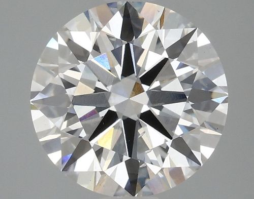 3.49ct F SI1 Rare Carat Ideal Cut Round Lab Grown Diamond