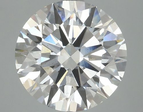 4.06ct F SI1 Rare Carat Ideal Cut Round Lab Grown Diamond