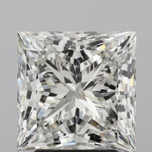 3.60ct H VS2 Rare Carat Ideal Cut Princess Lab Grown Diamond