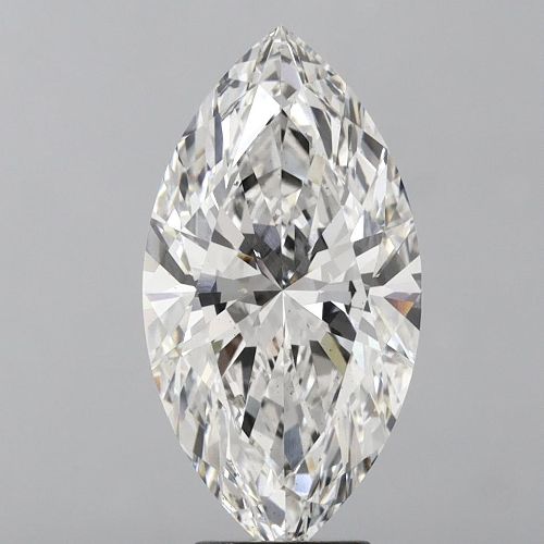 6.56ct F VS1 Rare Carat Ideal Cut Marquise Lab Grown Diamond