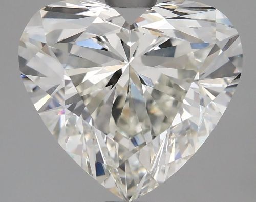 3.06ct H VVS2 Rare Carat Ideal Cut Heart Lab Grown Diamond