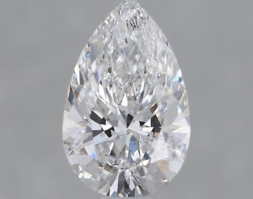 0.68ct E SI1 Rare Carat Ideal Cut Pear Lab Grown Diamond