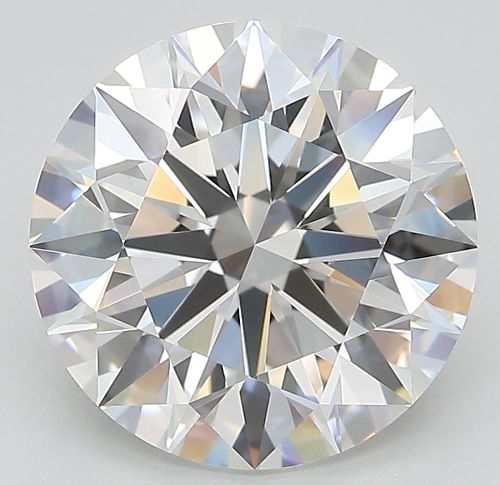 4.21ct F IF Rare Carat Ideal Cut Round Lab Grown Diamond