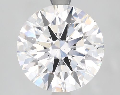 3.09ct E SI1 Rare Carat Ideal Cut Round Lab Grown Diamond