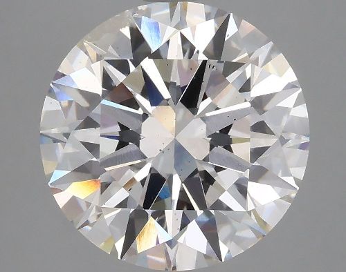 5.02ct F SI2 Excellent Cut Round Lab Grown Diamond