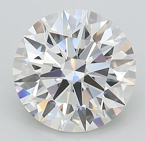 2.44ct F IF Rare Carat Ideal Cut Round Lab Grown Diamond