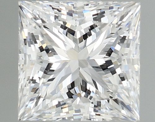 0.66ct E VVS2 Rare Carat Ideal Cut Princess Lab Grown Diamond