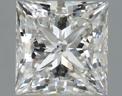 1.38ct F VS2 Rare Carat Ideal Cut Princess Lab Grown Diamond