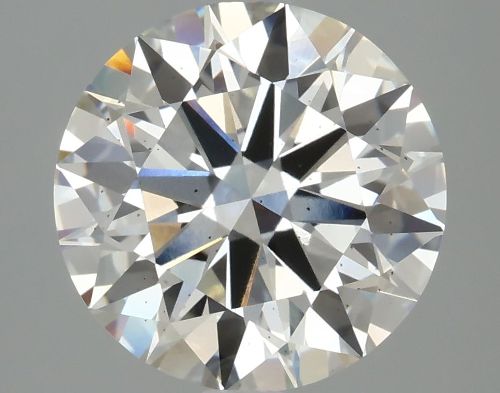 3.16ct G SI1 Rare Carat Ideal Cut Round Lab Grown Diamond