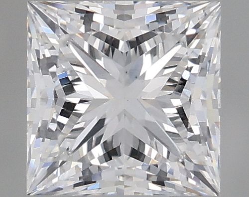 0.69ct D VS1 Rare Carat Ideal Cut Princess Lab Grown Diamond