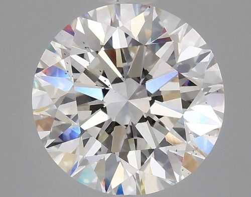 3.09ct F SI1 Excellent Cut Round Lab Grown Diamond