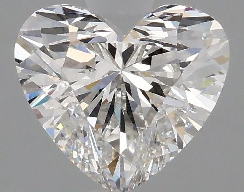 1.34ct F VS1 Rare Carat Ideal Cut Heart Lab Grown Diamond