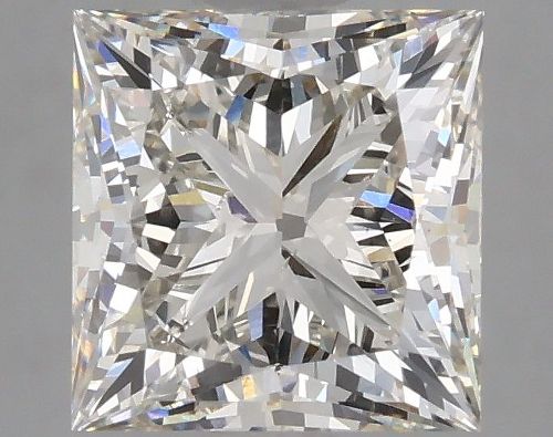 2.78ct H VS2 Rare Carat Ideal Cut Princess Lab Grown Diamond