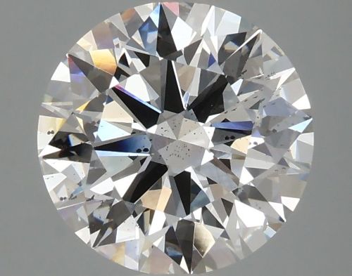 2.77ct F SI1 Rare Carat Ideal Cut Round Lab Grown Diamond