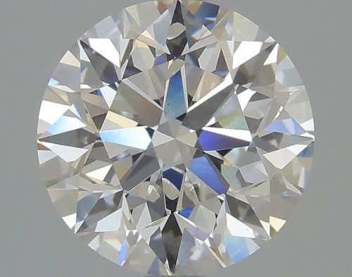 3.05ct F SI2 Excellent Cut Round Lab Grown Diamond