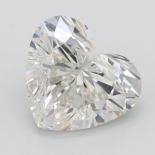 5.04ct G VS1 Rare Carat Ideal Cut Heart Lab Grown Diamond