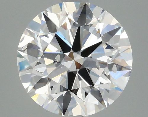 2.81ct E SI2 Rare Carat Ideal Cut Round Lab Grown Diamond