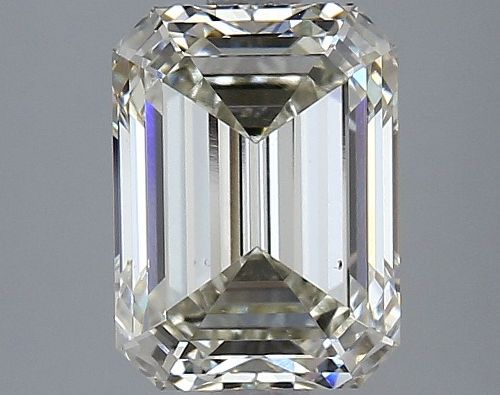 3.01ct J VS2 Excellent Cut Emerald Lab Grown Diamond