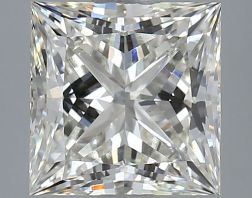 2.62ct H VS1 Rare Carat Ideal Cut Princess Lab Grown Diamond