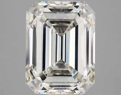 3.47ct I VS2 Rare Carat Ideal Cut Emerald Lab Grown Diamond