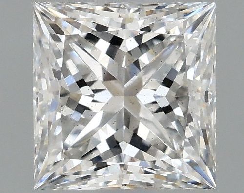 1.28ct F VS2 Rare Carat Ideal Cut Princess Lab Grown Diamond