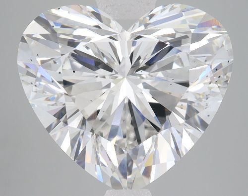 8.39ct F SI1 Rare Carat Ideal Cut Heart Lab Grown Diamond