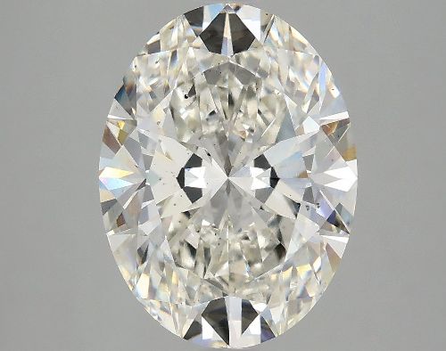 3.58ct H SI1 Rare Carat Ideal Cut Oval Lab Grown Diamond