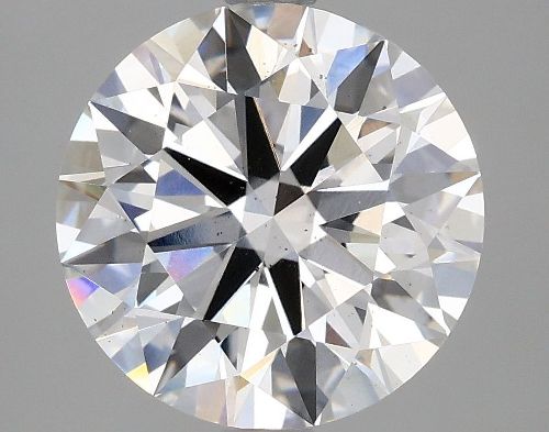 3.61ct F SI1 Rare Carat Ideal Cut Round Lab Grown Diamond