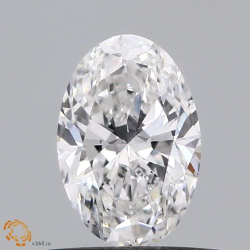 0.59ct E VS1 Rare Carat Ideal Cut Oval Lab Grown Diamond