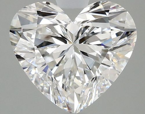 2.48ct F VS2 Rare Carat Ideal Cut Heart Lab Grown Diamond