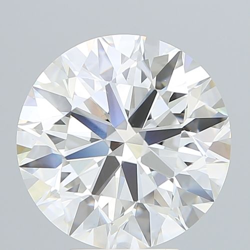 6.19ct F VVS2 Excellent Cut Round Lab Grown Diamond