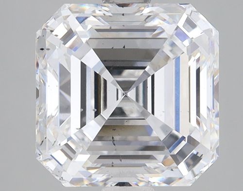 3.09ct E SI1 Rare Carat Ideal Cut Asscher Lab Grown Diamond