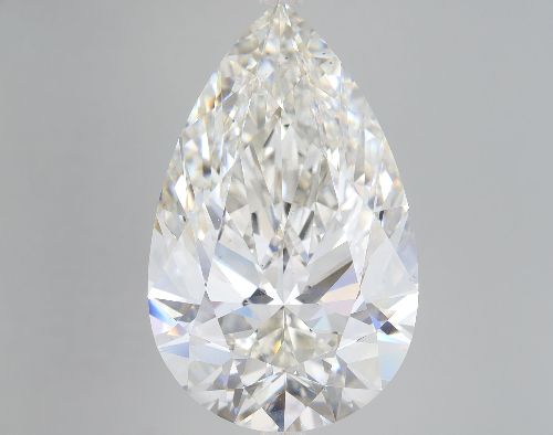 15.46ct H VS2 Rare Carat Ideal Cut Pear Lab Grown Diamond