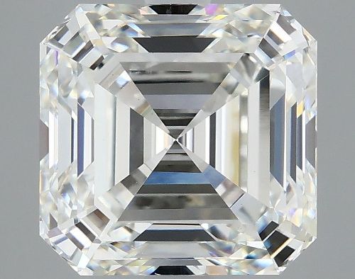 3.72ct H VS2 Rare Carat Ideal Cut Asscher Lab Grown Diamond