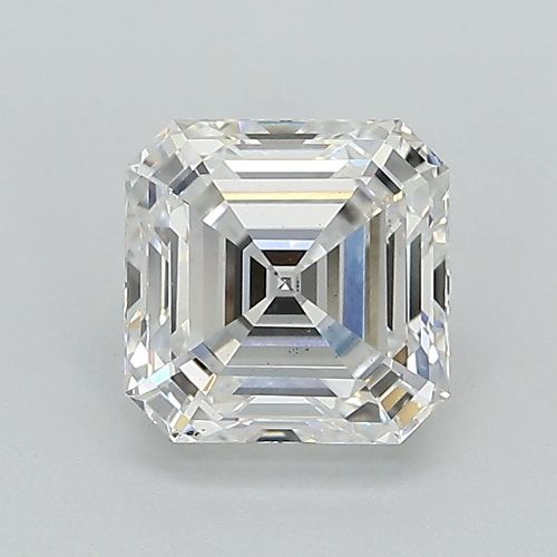 1.59ct E VS2 Rare Carat Ideal Cut Asscher Lab Grown Diamond