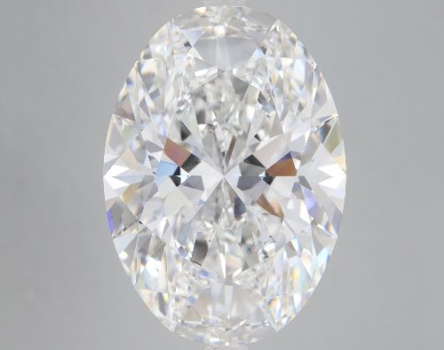 12.49ct F VS1 Rare Carat Ideal Cut Oval Lab Grown Diamond