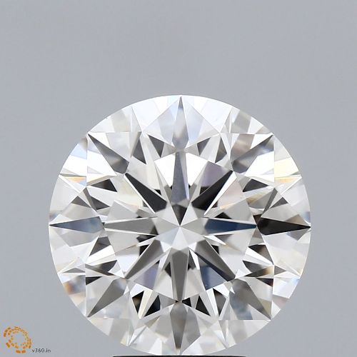 5.61ct G VVS2 Rare Carat Ideal Cut Round Lab Grown Diamond