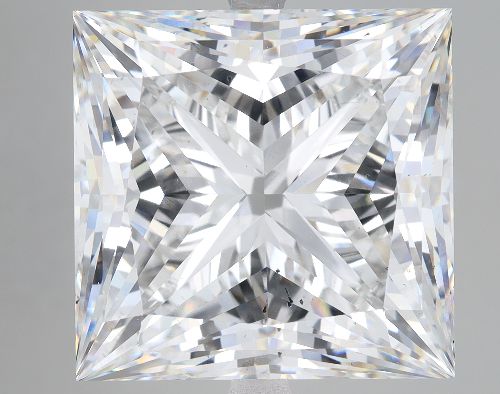 21.18ct E VS2 Rare Carat Ideal Cut Princess Lab Grown Diamond