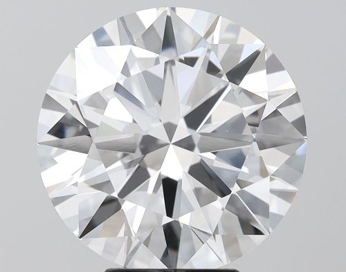 6.03ct F VVS2 Excellent Cut Round Lab Grown Diamond