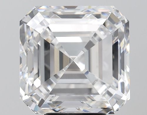 7.23ct F VVS2 Rare Carat Ideal Cut Asscher Lab Grown Diamond