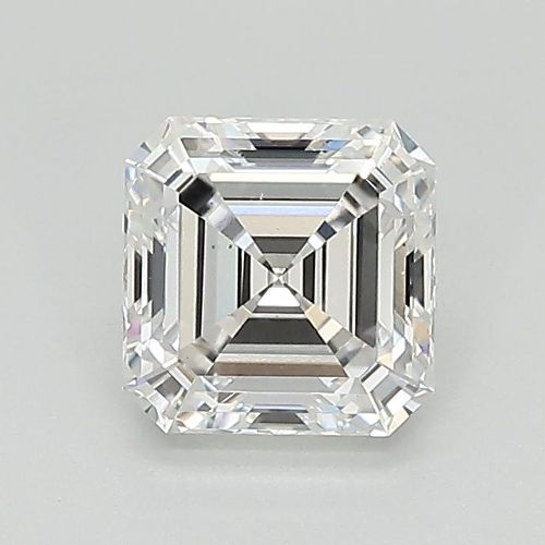 1.12ct F VS1 Rare Carat Ideal Cut Asscher Lab Grown Diamond