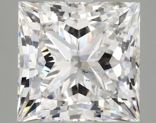 5.14ct F SI1 Rare Carat Ideal Cut Princess Lab Grown Diamond