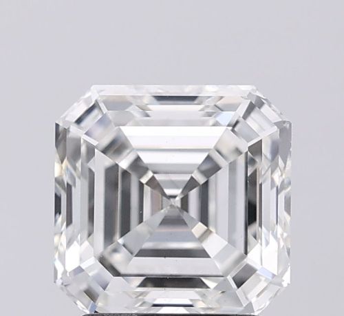 2.51ct H VS2 Rare Carat Ideal Cut Asscher Lab Grown Diamond