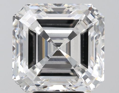 6.45ct F VS2 Rare Carat Ideal Cut Asscher Lab Grown Diamond