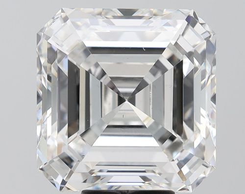 8.60ct F VS1 Rare Carat Ideal Cut Asscher Lab Grown Diamond