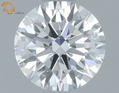 0.69ct E VS2 Rare Carat Ideal Cut Round Lab Grown Diamond